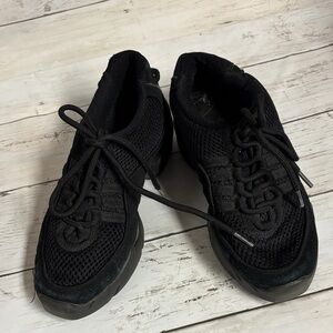 Bloch Black mesh dance sneakers size 3.5